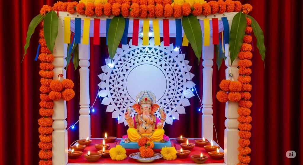 ganpati decoration idea