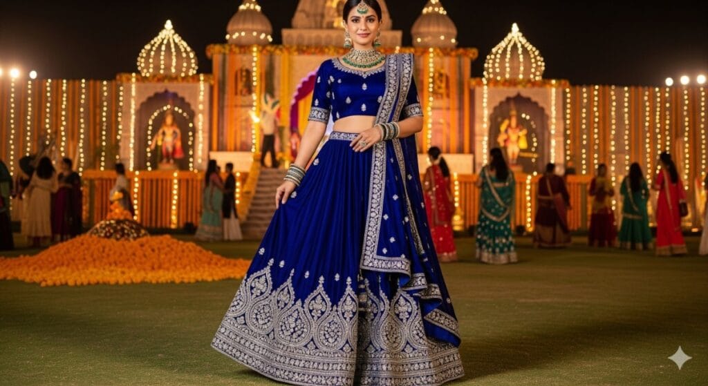 Blue Chaniya Choli