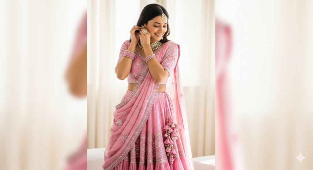 Pink Chaniya Choli