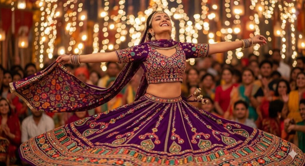 Purple Chaniya Choli