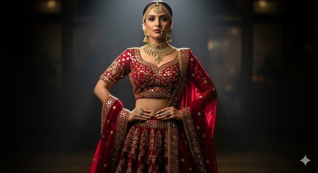 Red Chaniya Choli