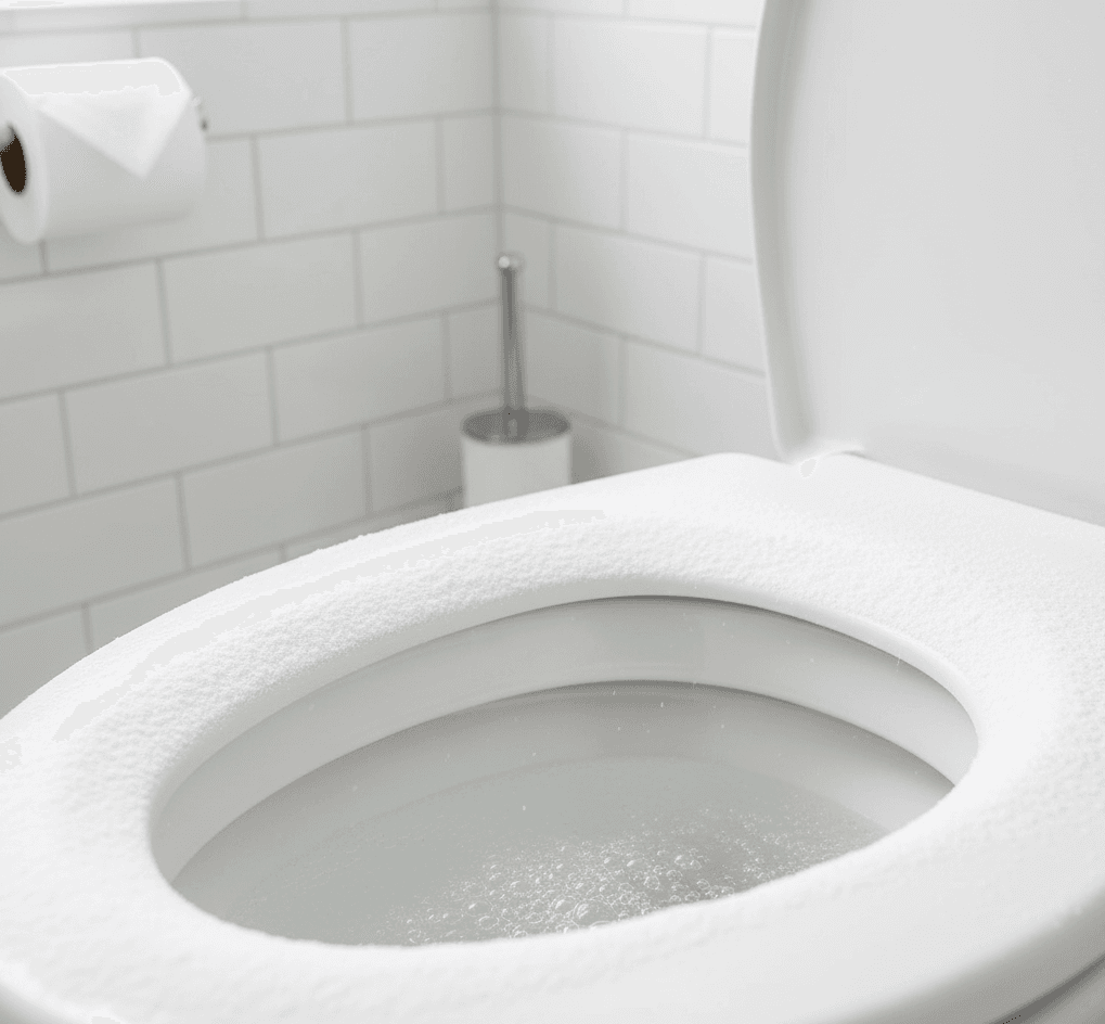 टॉयलेट के पीले दाग़ों के लिए बेकिंग सोडा