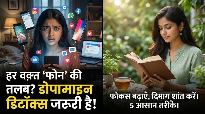 Dopamine Detox Kya Hai? Digital Wellness aur Focus Badhane Ke 5 Tarike